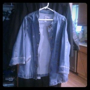 Dressy jean jacket